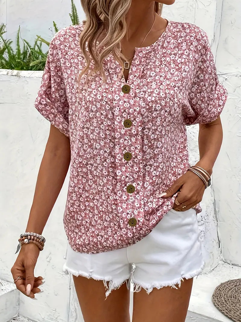 Anoria™ | Floral Casual Blouse