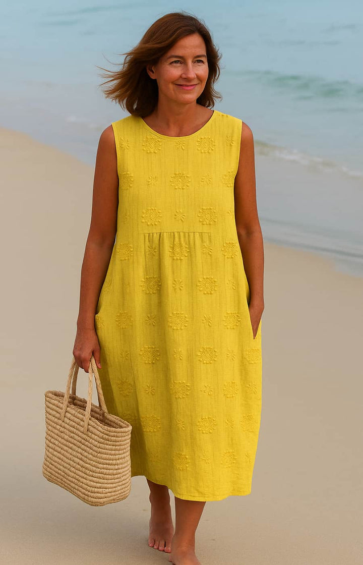 Saphyria™ | Elegant Midi Dress