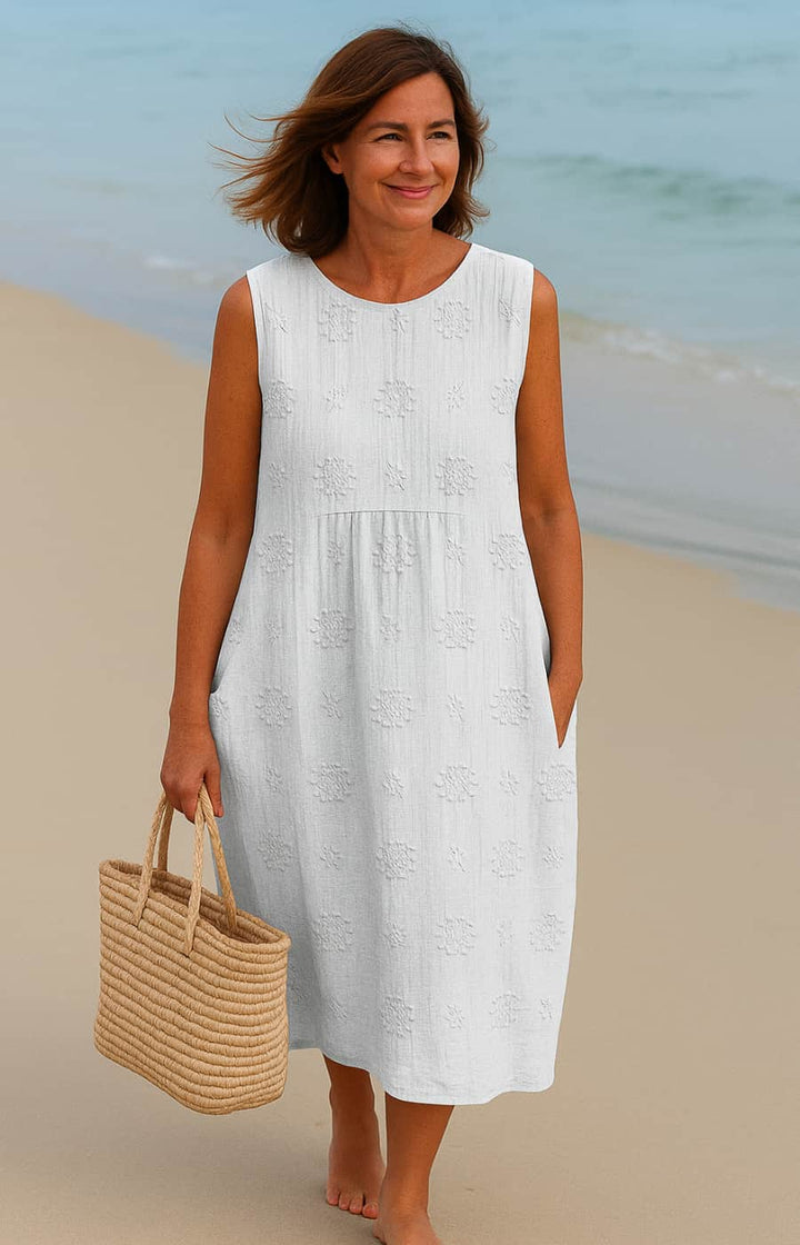 Saphyria™ | Elegant Midi Dress