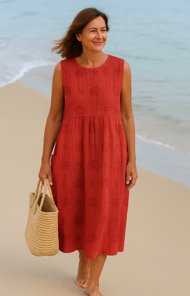 Saphyria™ | Elegant Midi Dress