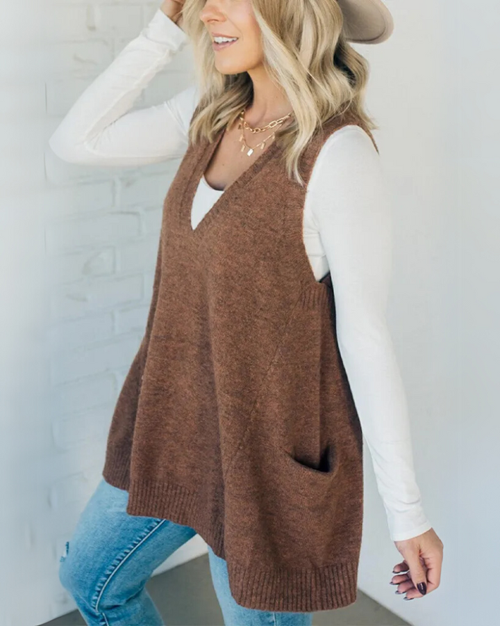 Arolia™ | Cozy Knit Vest