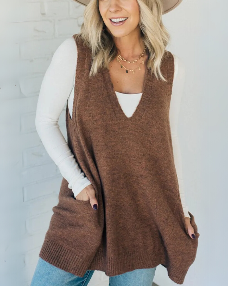 Arolia™ | Cozy Knit Vest