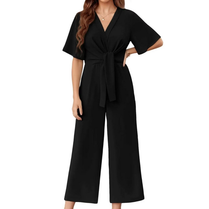 Colette™ | Elegant Summer Tie Knot Jumpsuit