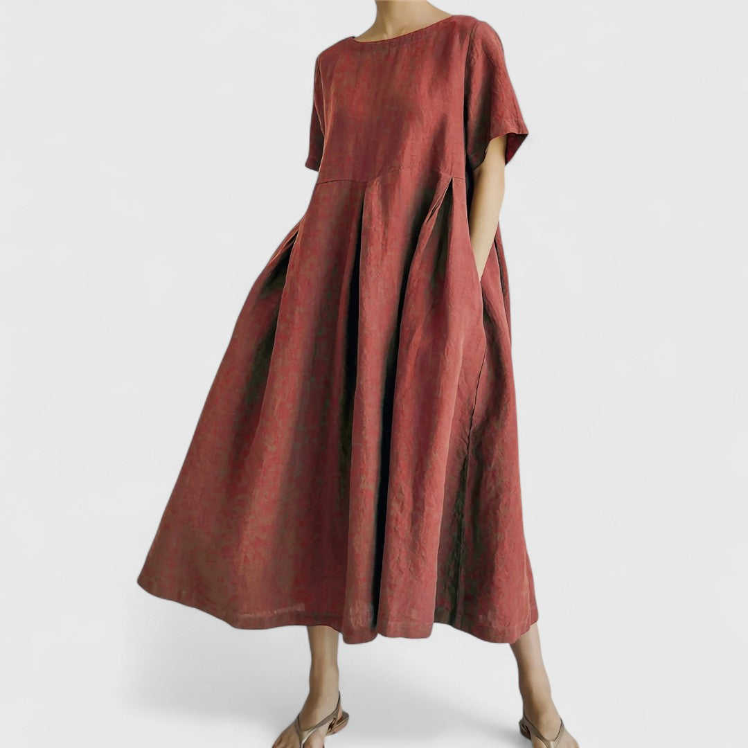 Ellie - Elegant Tummy Covering Maxi Dress