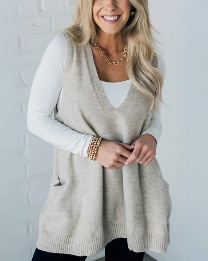 Arolia™ | Cozy Knit Vest