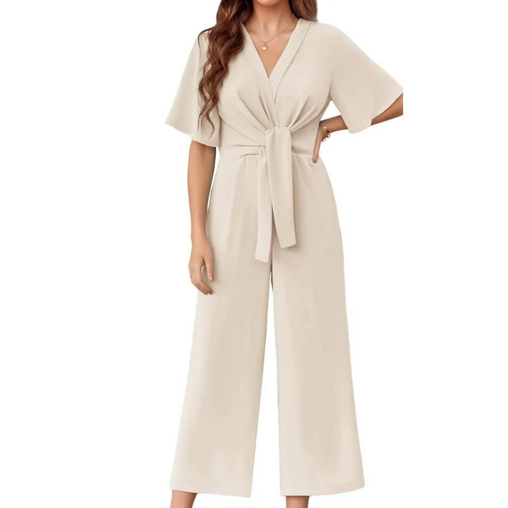 Colette™ | Elegant Summer Tie Knot Jumpsuit