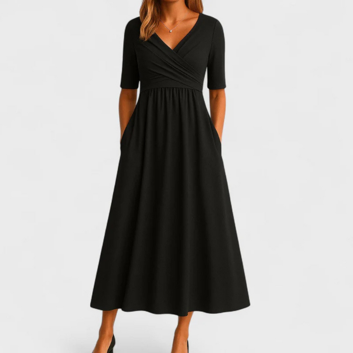 Arlise | Elegant Crossed Dress
