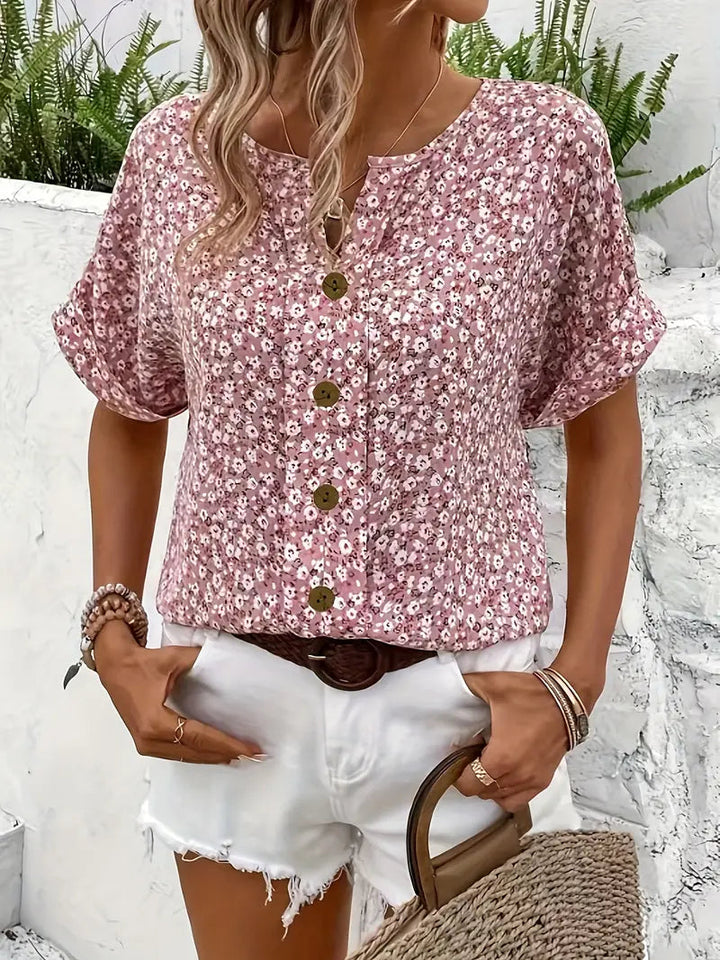 Anoria™ | Floral Casual Blouse