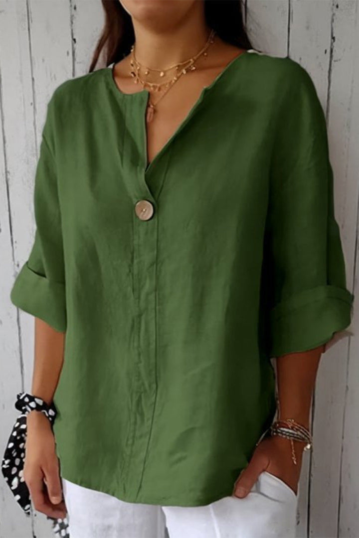 Clara™ | Linen Button Shirt