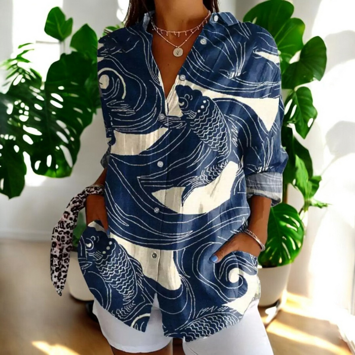 Irene | Stylish Floral Blouse