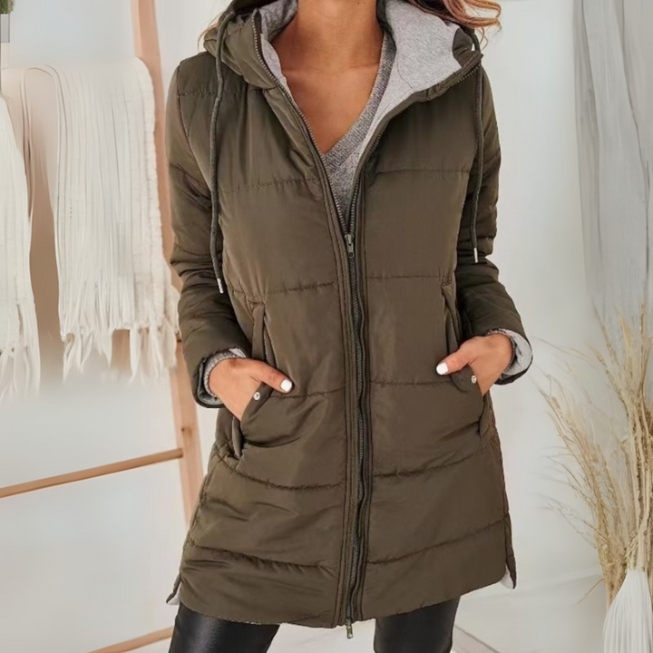 Alayna™ | Casual Hooded Puffer Down Jacket