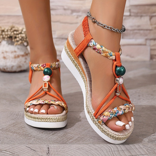 Tasia - Comfortable Wedge Heel Sandals