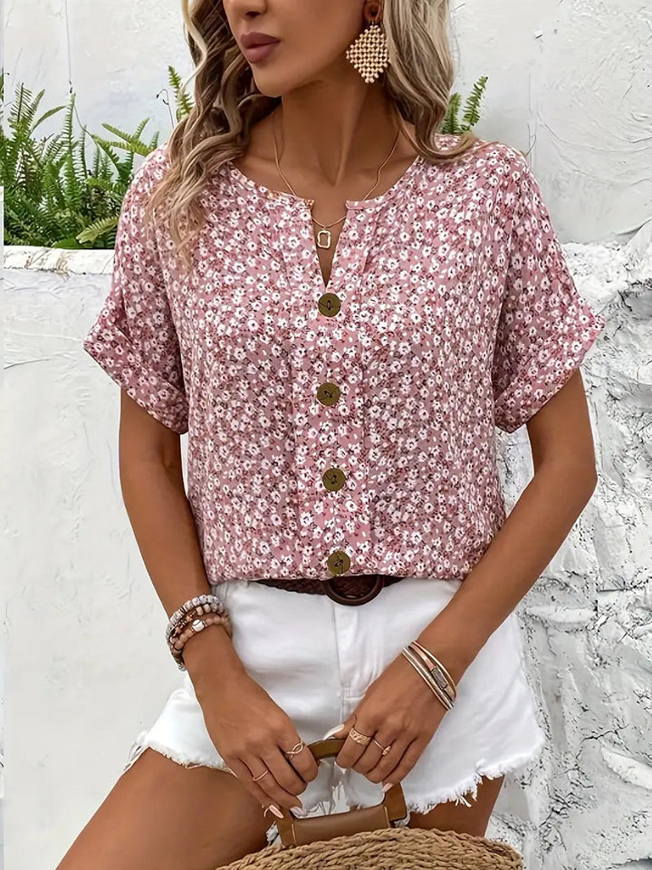 Anoria™ | Floral Casual Blouse