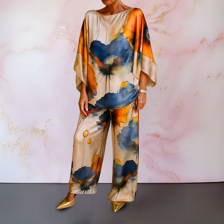 Moniera™ | Satin Two-Piece Women’s Set