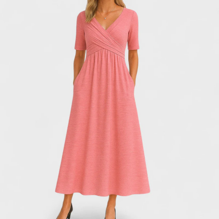 Arlise | Elegant Crossed Dress