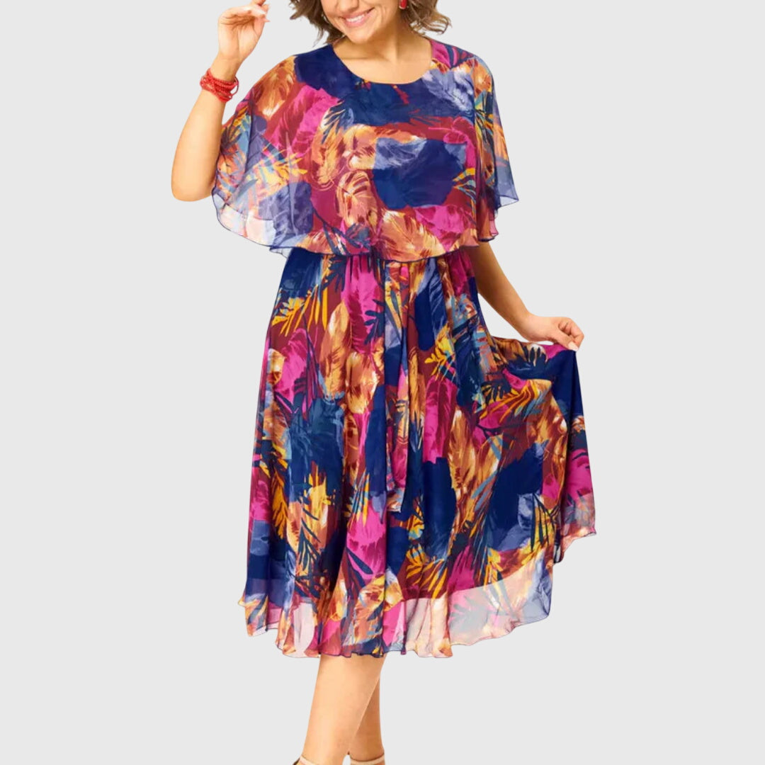 Ayala™ | Comfortable Chiffon Dress in Plus Sizes