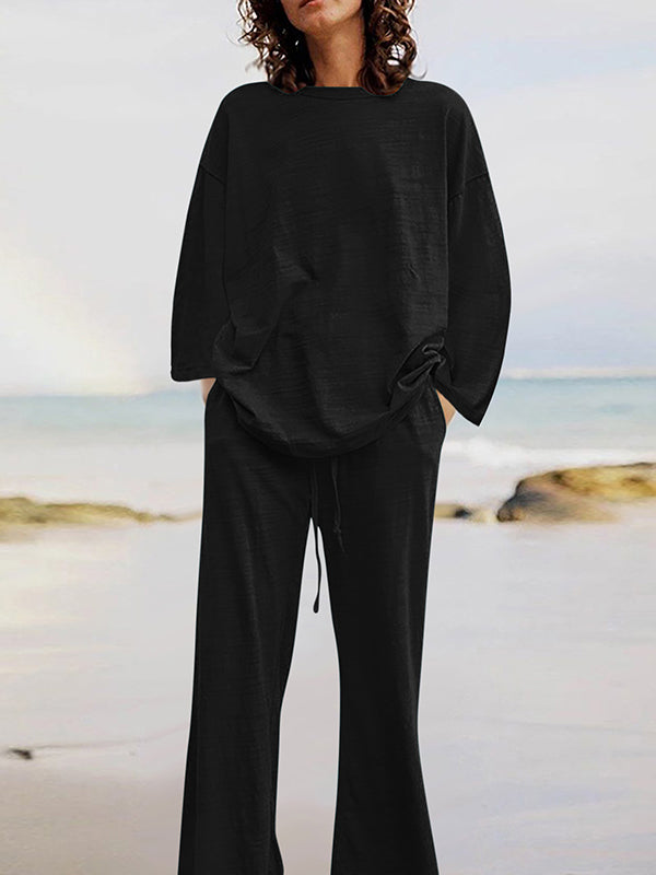 Alviera™ | Elegant Two-Piece Linen Set