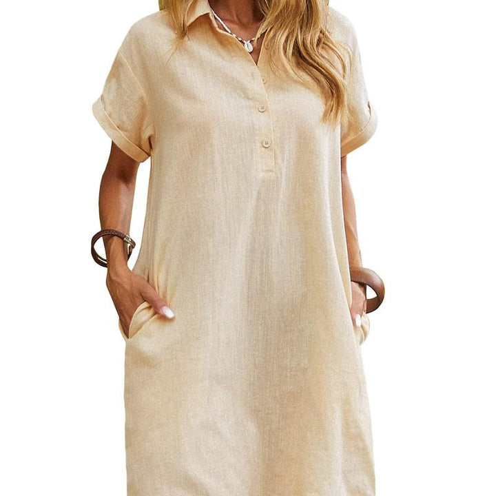 Ameline™ | Relaxed Short Sleeve Summer Dress