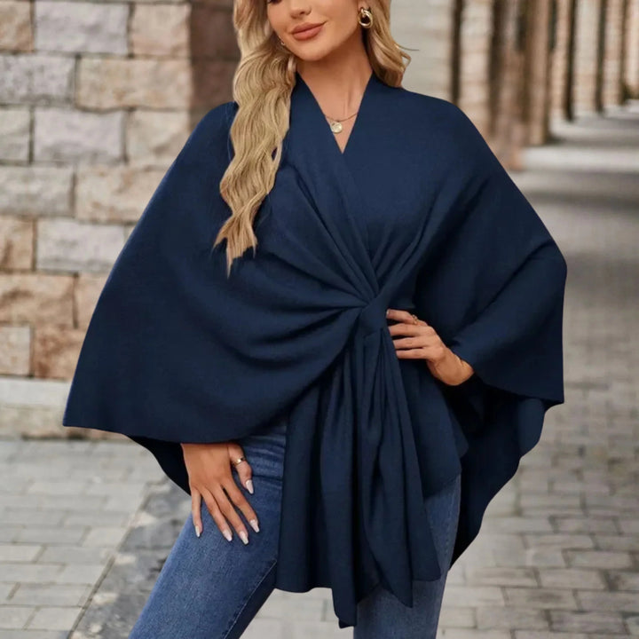 Yvette™ | Elegant Draped Poncho