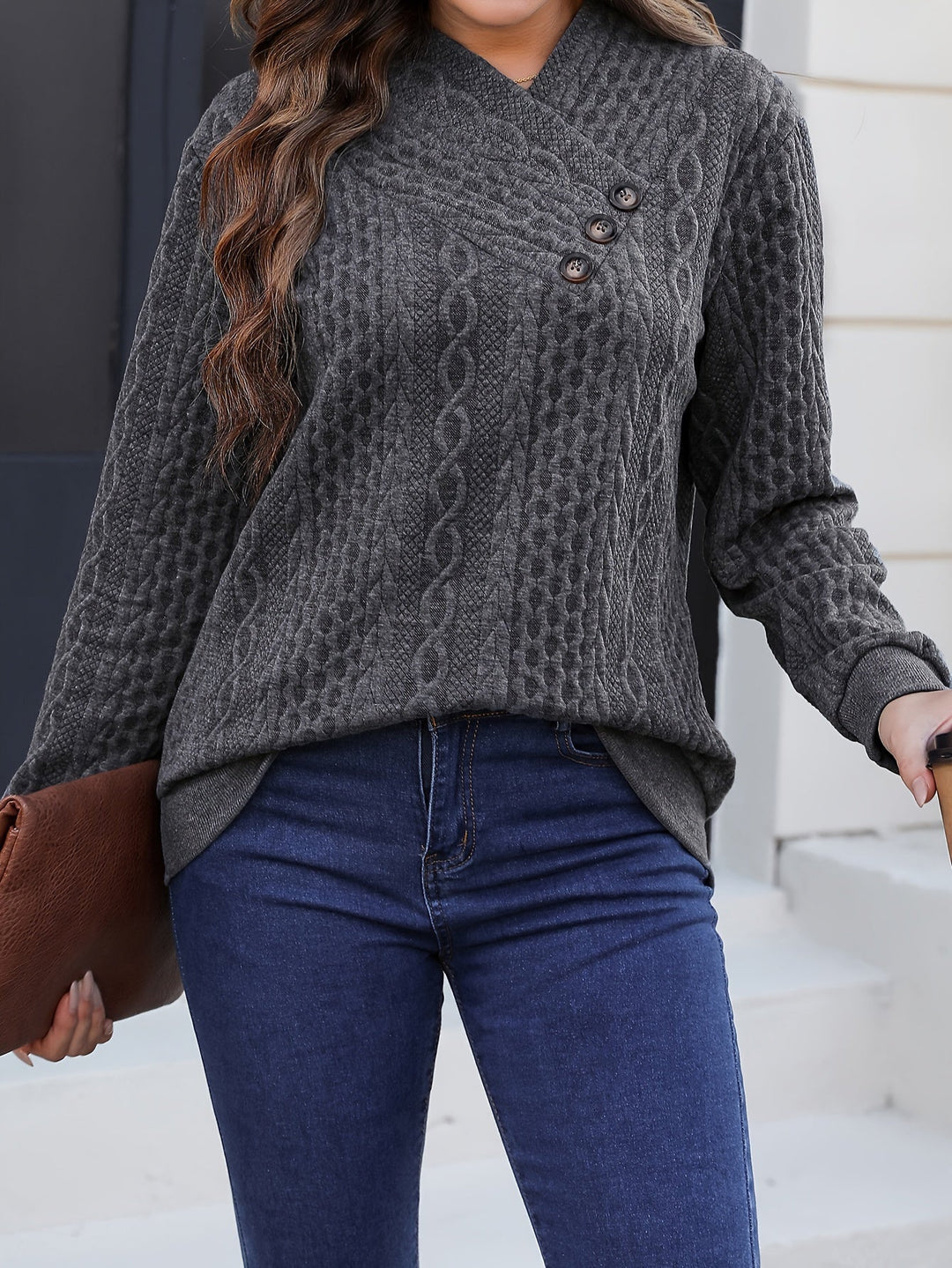 MARTINE™ - Cozy Asymmetrical Sweatshirt