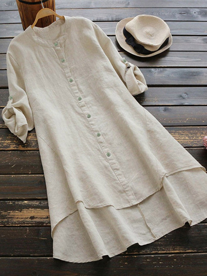 Elivara™ | Casual Linen Dress