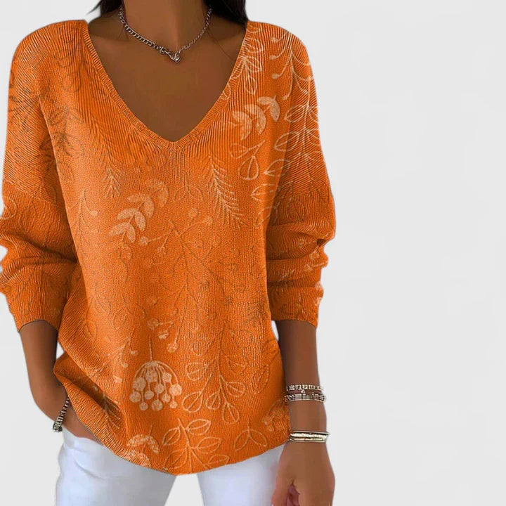 Aisvelle™ | Sophisticated V-Neck Top