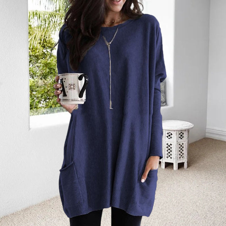 Maisira™ | Relaxed Pocket Tunic with Elegant Tummy Coverage