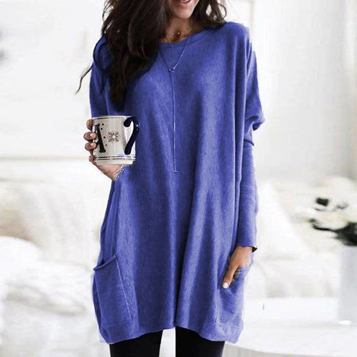 Maisira™ | Relaxed Pocket Tunic with Elegant Tummy Coverage