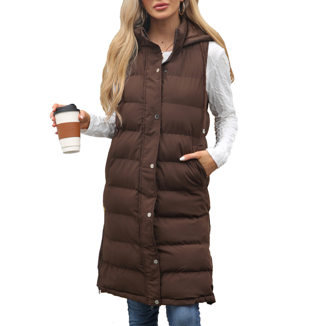 Kutsara™ | Casual Sleeveless Hooded Long Vest