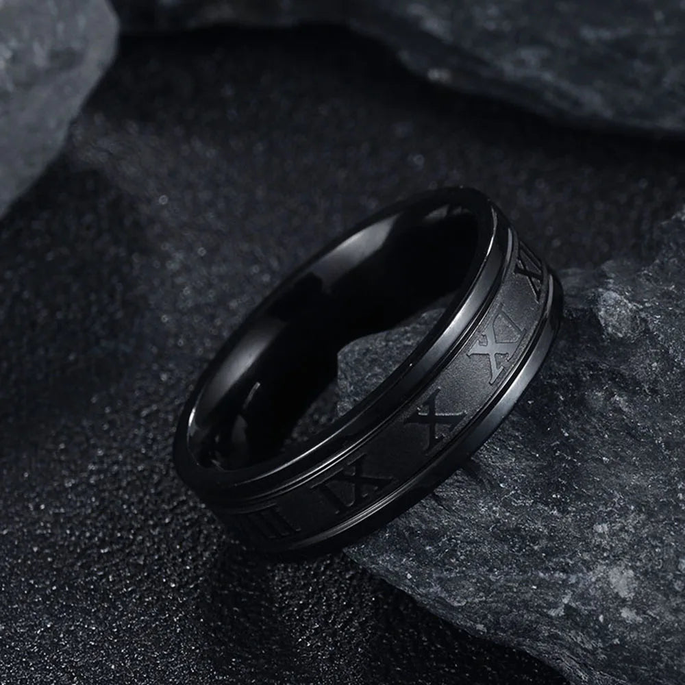 NOELLE™ – Modern Roman Numeral Ring