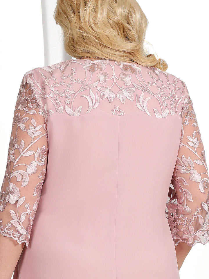 Theresia™ | Embroidered Banquet Dress in Plus Size