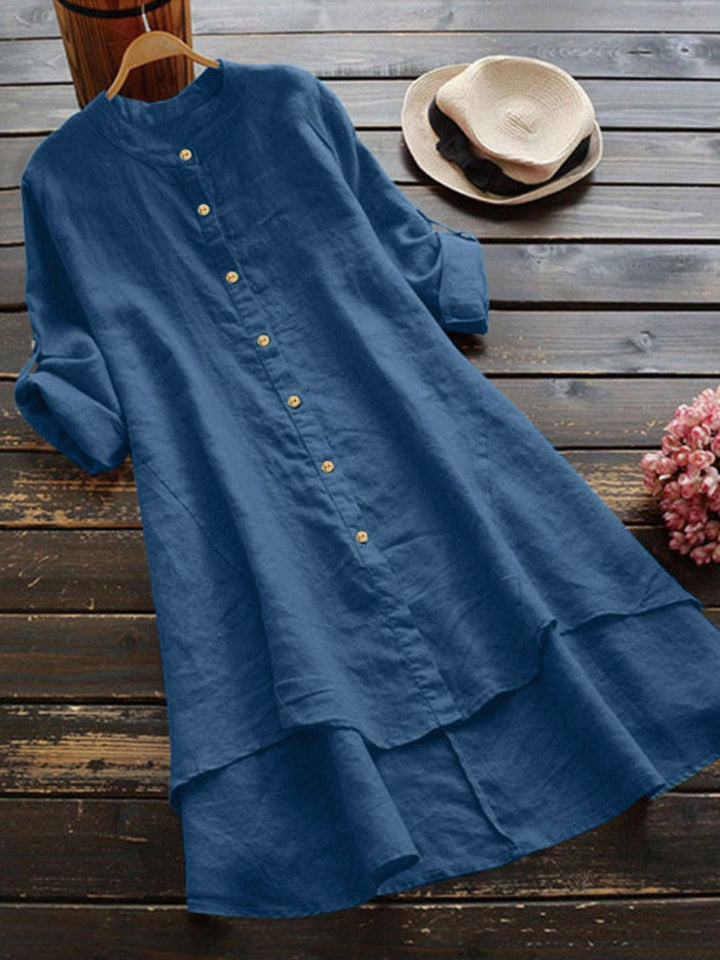 Elivara™ | Casual Linen Dress