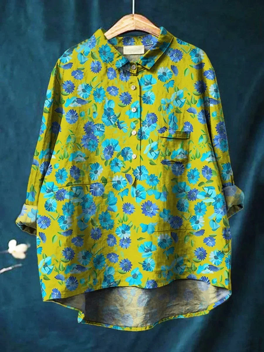 Sofia® | Elegant Shirt with Floral Design