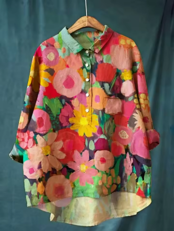 Sofia® | Elegant Shirt with Floral Print