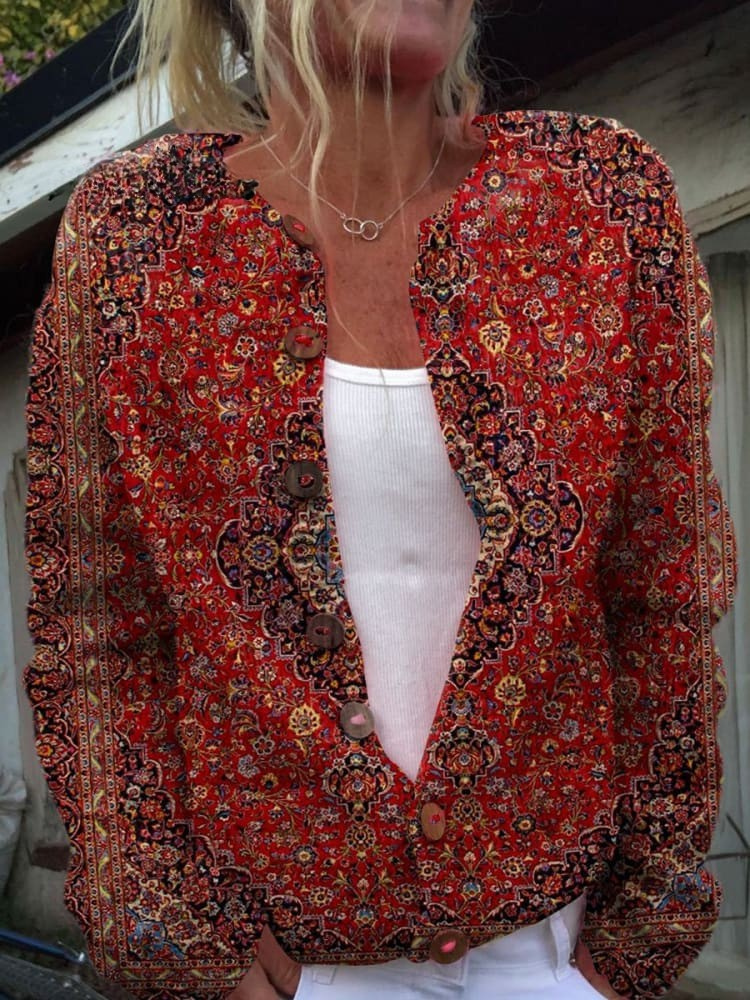 Seraphine™ | Vintage Art Cozy Sweater