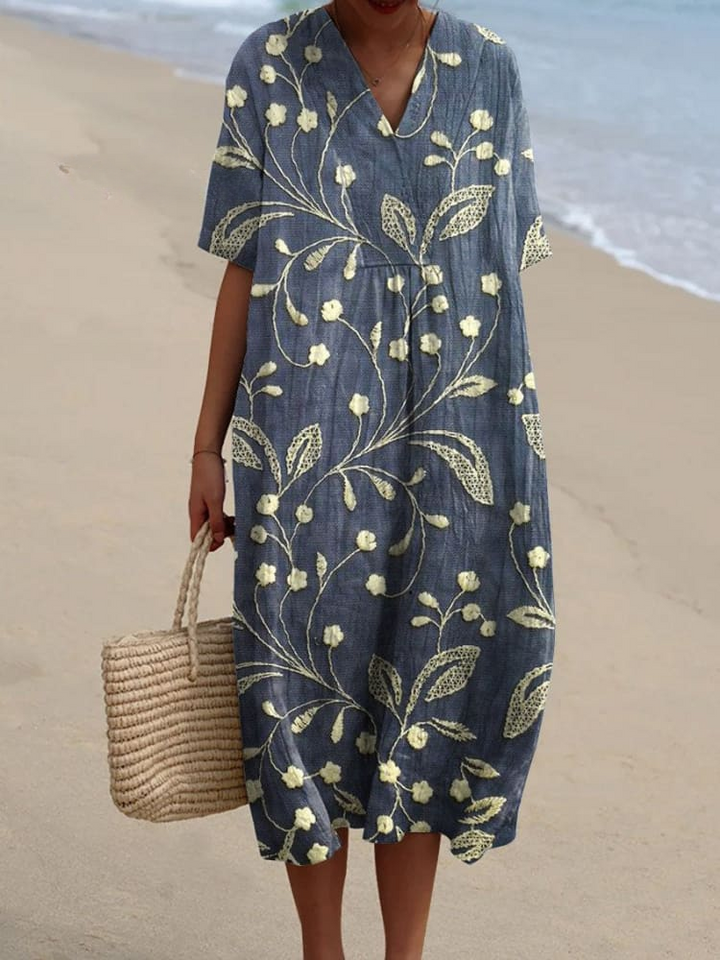 Casual Dresses | Multicolor Garden Canvas Dress