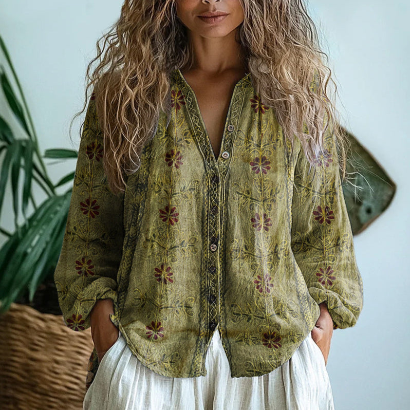 Madison™ | Relaxed Blouse with Nature Print