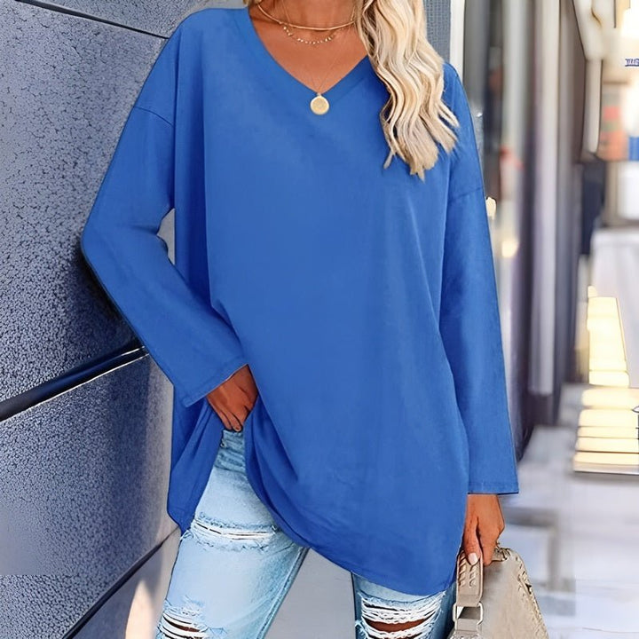 Jacelinne™ | V-Neck Tunic Top