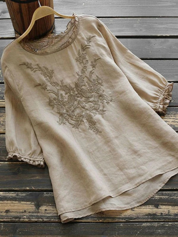 Embrovia™ | Embroidered Cotton Top