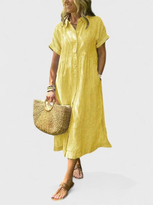 Arabella™ | Striped Shirt Dress