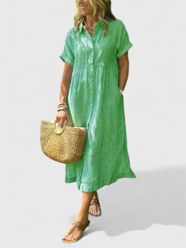 Arabella™ | Striped Shirt Dress