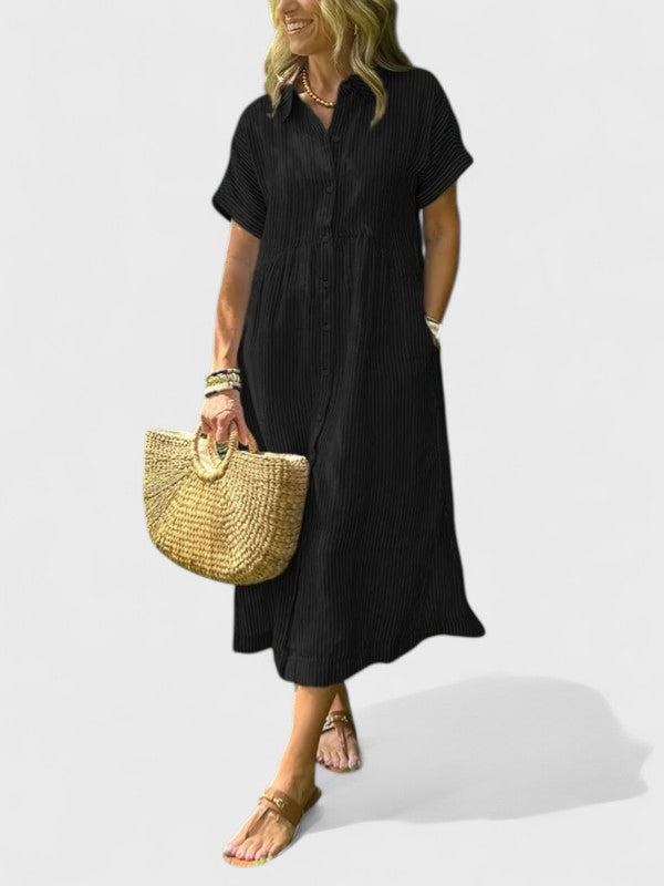 Arabella™ | Striped Shirt Dress