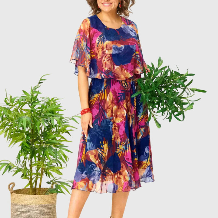 Ayala™ | Comfortable Chiffon Dress in Plus Sizes