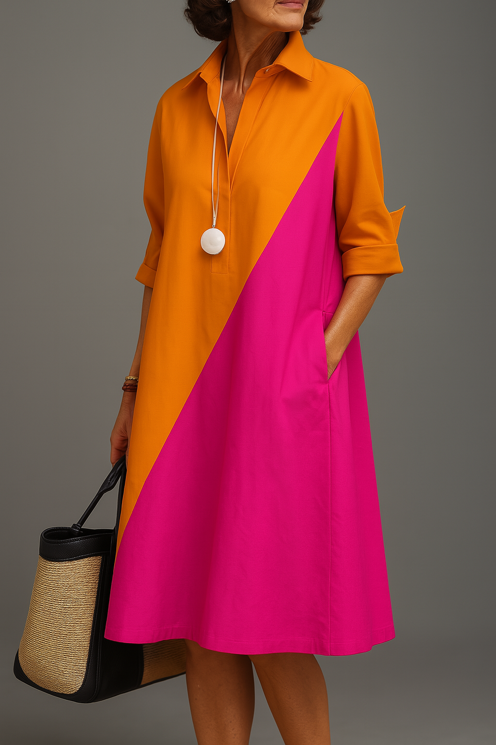 Clarivelle™ | Elegant Midi Dress for Effortless Sophistication