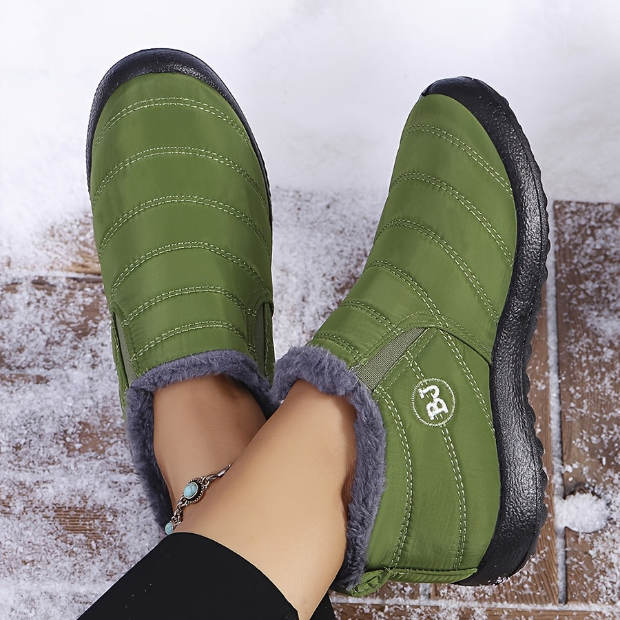 VICTORIA™ | Warm Winter Slip-On Boots
