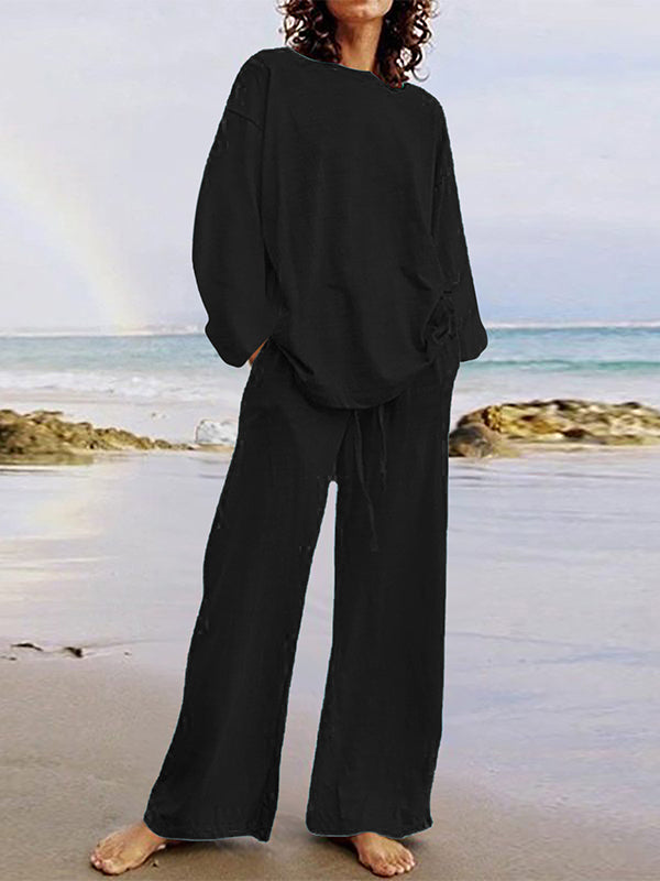 Alviera™ | Elegant Two-Piece Linen Set