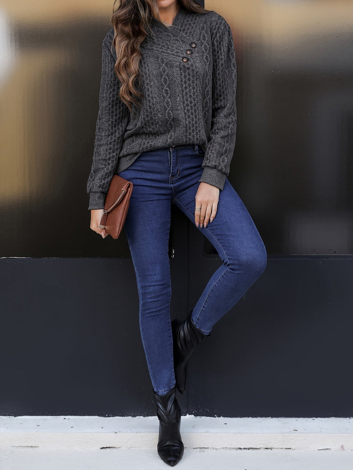 MARTINE™ - Cozy Asymmetrical Sweatshirt