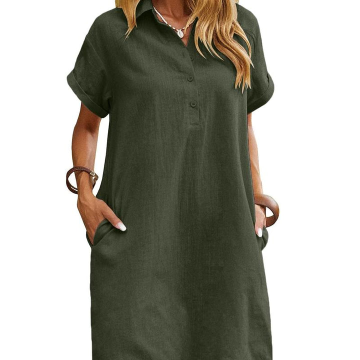 Ameline™ | Relaxed Short Sleeve Summer Dress