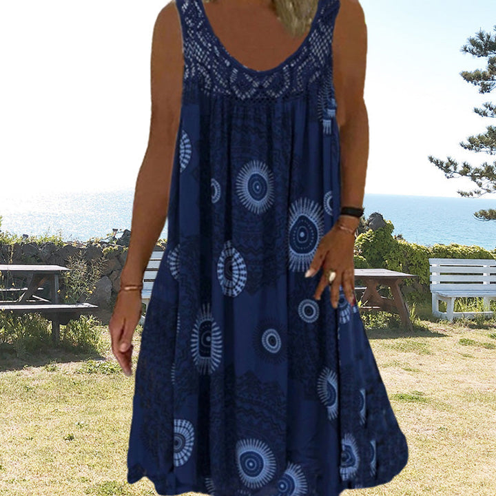 Padina™ | Casual Summer Sleeveless Dress With Print