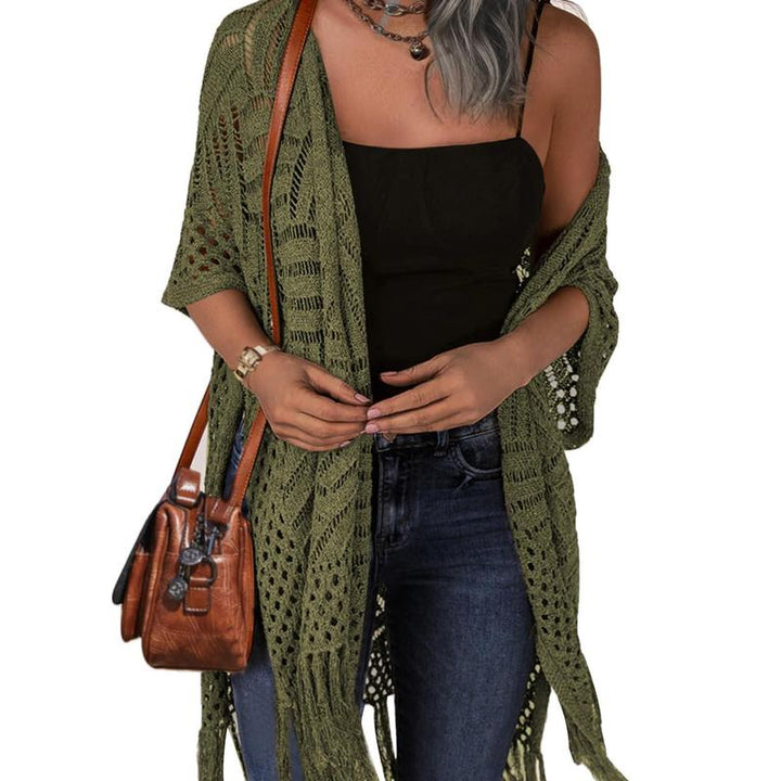 ZARELLA™ – Comfy Summer Hollow Tassel Outwear